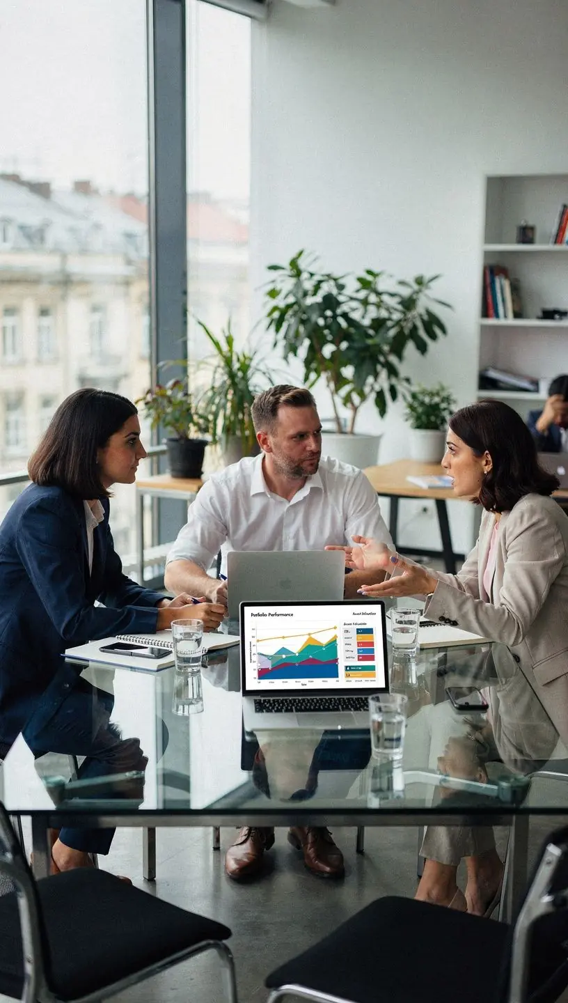 Professional team collaboration